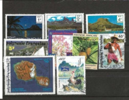 Polynésie Française  Lot De Timbres Différents Oblitérés - Collections, Lots & Series