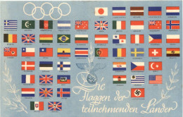 Olympische Spiele 1936 Berlin - Teilnehmende Länder - Olympic Games