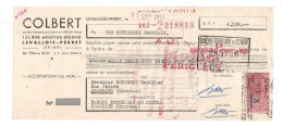 Lettre De Change  COLBERT  LEVALLOIS-PERRET  1951     (1799) - Bills Of Exchange