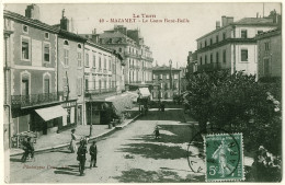 81 - B16471CPA - MAZAMET - Le Cours Rene Reille - Très Bon état - TARN - Mazamet