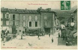 9 - B10445CPA - SAINT GIRONS - Avenue D'aulus - Café Lizier Pouech - Très Bon état - ARIEGE - Saint Girons