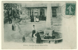 13 - B9671CPA - ISTRES - Fontaine, Place Hotel De Ville - Très Bon état - BOUCHES-DU-RHONE - Istres