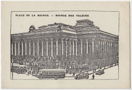 75 - B18240CPA - PARIS - ARR. 02 - La Bourse - Carte Publicitaire MARFAN, Courtier Rue Reaumur - Parfait état - PARIS - District 02