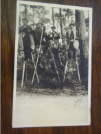 C.P.A.- Landes De Gascogne - Un Groupe D'Echassiers - 1920 - SUP (HW 85) - Paysans