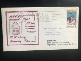 1967 US We Appreciate Our Servicemen Apollo Unmanned Flight Cover USA See Cove Flight - Lettres & Documents