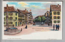 CH ZH Winterthur Graben Ca. 1900 Litho Ungebraucht C.Steinmann/H.Schlumpf #2213 - Winterthur