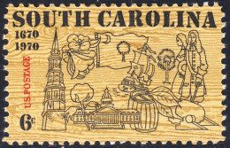 !a! USA Sc# 1407 MNH SINGLE (a3) - South Carolina - Ongebruikt