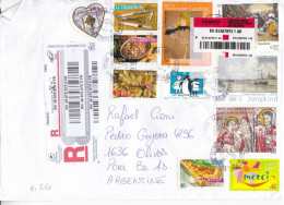 France - 2021 - Letter - Sent To Argentina - Caja 30 - Brieven En Documenten