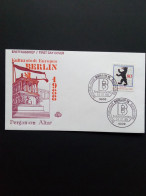 BERLIN MI-NR. 800 FDC KULTURHAUPTSTADT EUROPAS BERLINER BÄR 1988 - Europese Gedachte