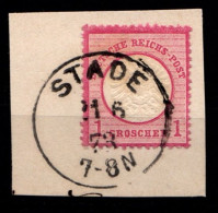 Deutsches Reich 19 Gestempelt Vollstempel Stade #GU893 - Other & Unclassified