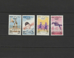 Syria 1960 Olympic Games Rome, Basketball, Swimming, Fencing, Equestrian Set Of 4 MNH - Sommer 1960: Rom