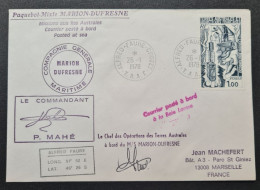 TAAF,  Timbre Numéro 70 Oblitéré De CROZET Le 26/1/1978. - Storia Postale