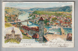 CH SH Schaffhausen 1902-04-10 Litho C.Steinmann/H.Schlumpf #2185 - Schaffhouse