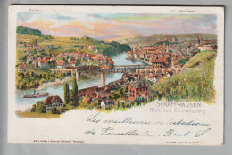 CH SH Schaffhausen 1902-07-17 Litho C.Steinmann/H.Schlumpf #2192 - Schaffhouse