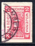 2575. POLAND,UKRAINE. UNIDENTIFIED POSSIBLY LOCAL,LEMBERG POSTMARK - Usati