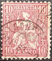 HELVETIA . Y&T N°43. Mi N°30 - Cachet De Genève......... - Used Stamps