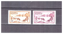 SAINT PIERRE  ET  MIQUELON   . N ° 171 / 172   .  2  VALEURS    . NEUVES   ** . SUPERBE . - Unused Stamps