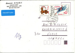 Czech Republic Cover Sent To Denmark 11-4-2006 - Lettres & Documents