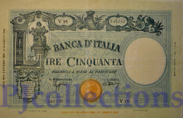 ITALIA - ITALY 50 LIRE 1943 PICK 65 XF - 50 Liras