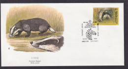 UDSSR Fauna Dachs Schöner Künstler Brief - Storia Postale