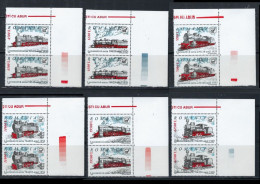 ● ROMANIA 2002 ️֍ Locomotive ️● N. 4769 / 74 ** ● COPPIA ● ️serie Completa ️● Cat. 20 € ️● Lotto N. 1002 ️● - Unused Stamps