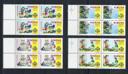 ● ROMANIA 2003 ֍ SCOUT ️● Scautismo ● N. 4980 / 83 ** ● Quartina ️● Serie Completa ️● Cat. 32 € ️● Lotto N. 1222 ️● - Unused Stamps