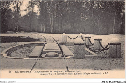 AFEP7-57-0590 - RETHONDES - Emplacement Du Wagon Du Maréchal Foch - Inauguré Le 11 Novembre 1922 - Rethondes