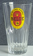 Beau Ancien Verre à Bière 33 Cl Brasserie Du Comte D'Egmont - Vasos