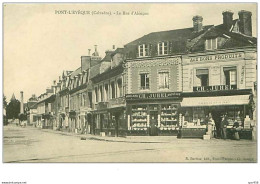 14.PONT L'EVEQUE.n°1051.LA RUE D'ALENCON.PORCELAINES CRISTAUX CH JUHEL - Pont-l'Evèque