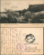 Dallgow-Döberitz Truppenübungsplatz - Der Kesselgraben 1916  Gel. Feldpost - Dallgow-Döberitz