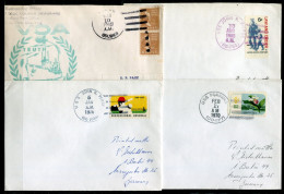 USA Schiffspost, Navire, Paquebot, Ship Letter, USS John R. Perry, Courier, Perkins, John R. Pierce - Poststempel