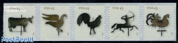 United States Of America 2012 Windvanes 5v S-a, Mint NH, Nature - Animals (others & Mixed) - Poultry - Ungebraucht