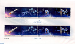 China People’s Republic 2022 Space Station M/s, Mint NH, Transport - Space Exploration - Nuevos