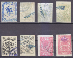 Crete 1899. Russian PO. 8 Stamps - M - Crète