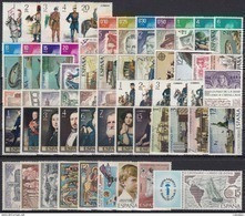 ESPAÑA 1977 Nº 2381/2450 AÑO COMPLETO NUEVO, MNH ** 69 SELLOS - Années Complètes