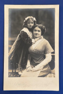 827 SPAIN ESPAÑA MOTHER AND DAUGHTER PHOTO POSTCARD RARE POSTCARD - Children And Family Groups