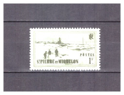 SAINT PIERRE  ET  MIQUELON   . N °  201  .   1 F  OLIVE    . NEUF    * . SUPERBE . - Nuevos