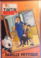 Tintin N° 18/1954 Couv. Tibet " La Famille Petitoux - La Dyna-Panhard - Tintin