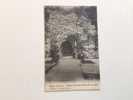 Carte Postale Ancienne Allain- Tournai Grotte De Notre-Dame De Lourdes - Tournai