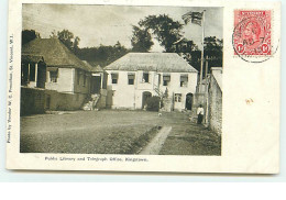 SAINT-VINCENT - Public Library And Telegraph Office - Kingstown - Saint-Vincent-et-les Grenadines