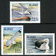 ALAND 2000 - AVES - PAJAROS - YVERT 168/170** - Gaviotas