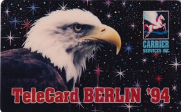 USA - Bald Eagle, Telecard Berlin "94, LDDS Promotion Prepaid Card, Tirage 1000, 12/94, Used - Amerivox