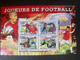 BURUNDI 2011 FOOTBALL SOCCER PLAYERS  MNH - Other & Unclassified