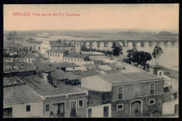 BADAJOZ -Vista Parcial Del Rio Guadiana. ( Ed. Joaquin Sánchez López/ Fototipia Thomas) Carte Postale - Badajoz