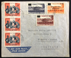 BELGIAN CONGO, Circulated Cover From MBANDAKA To ST. MARIA - LIERDE (Belgium), 1967 (?) - Unused Stamps