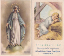 Calendarietto - Anno Domini - Orfanelli Casa Divina Provvidenza - Ferentino - Anno 1956 - Small : 1941-60