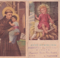 Calendarietto - Anno Domini - Parrocchia Ss.ecce Homo - Ragusa - Anno 1956 - Tamaño Pequeño : 1941-60