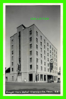 CLARKSVILLE, TN - ROYAL YORK HOTEL - OLD CARS -  PHOTOGRAPH BY W. M. CLINE CO - - Clarksville