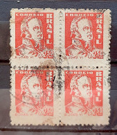 Brazil Regular Stamp RHM 501 Great Granddaughter Dom Joao VI 1951 Circulated Block 7 - Gebruikt