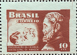 C 289 Brazil Stamp Campaign Against Hansen's Disease Father Damiao Religion Health H1 1952 - Neufs